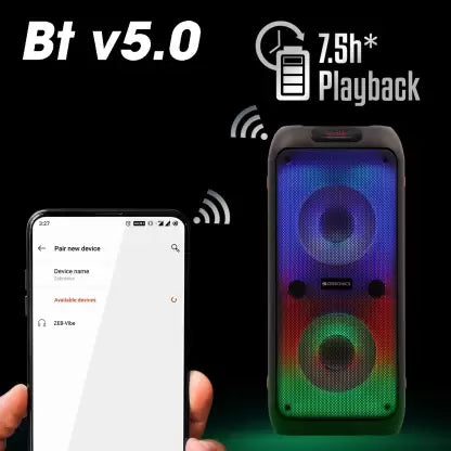 ZEBRONICS ZEB VIBE PARTY BOC WITH MIC 60W