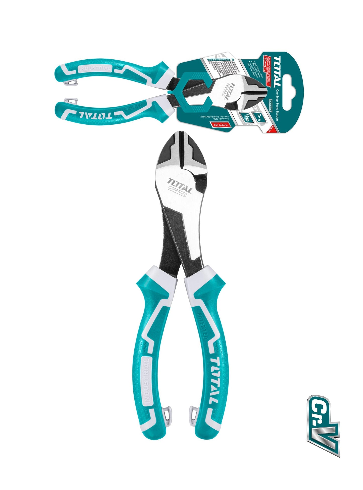 TOTAL Heavy-duty diagonal cutting pliers THT27716