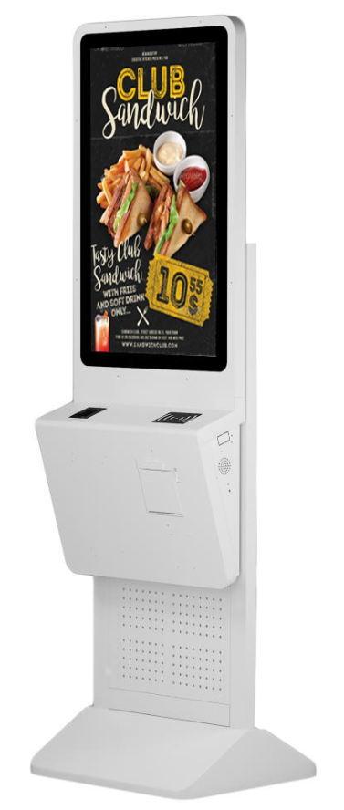 RESTAURANT ORDERING KIOSK Touch (PCAP) Android - Thermal printer 32"