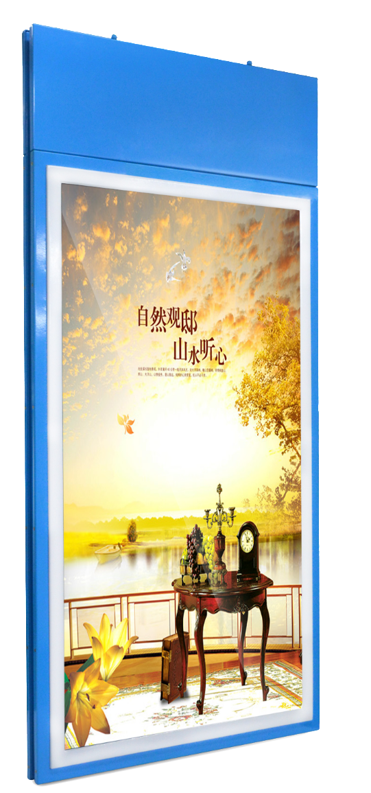 DOUBLE SIDE HANGING Non Touch Stand Alone 43"