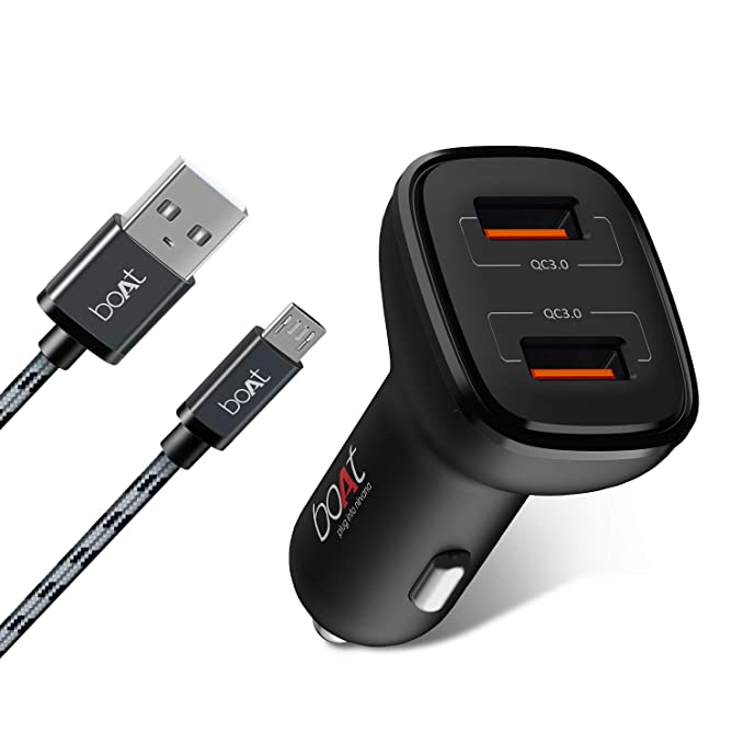 boAt Car Charger 24W & 18W Dual