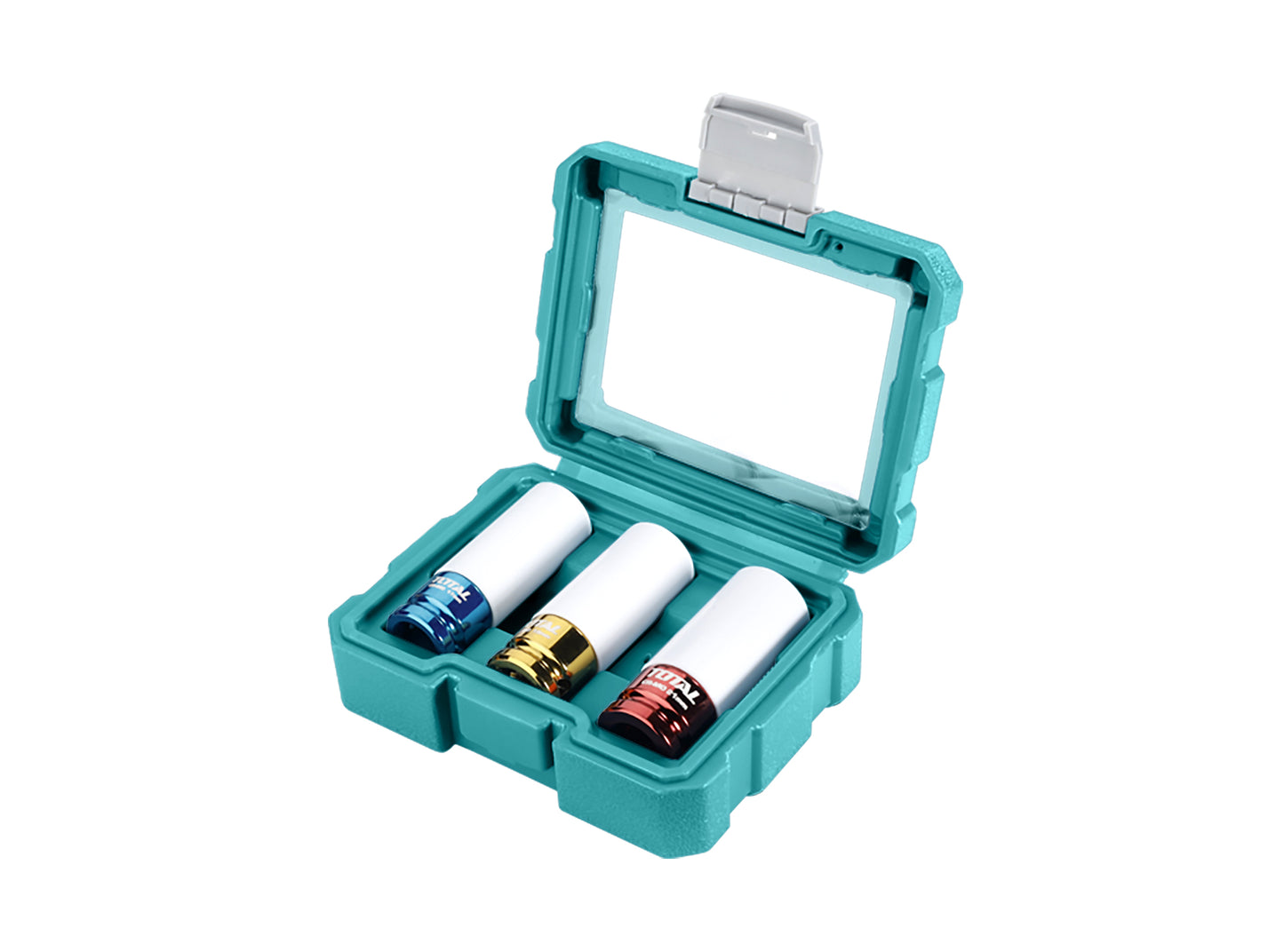 TOTAL 3Pcs 1/2" Non-Marring Lug Nut Socket Set THMLNS031