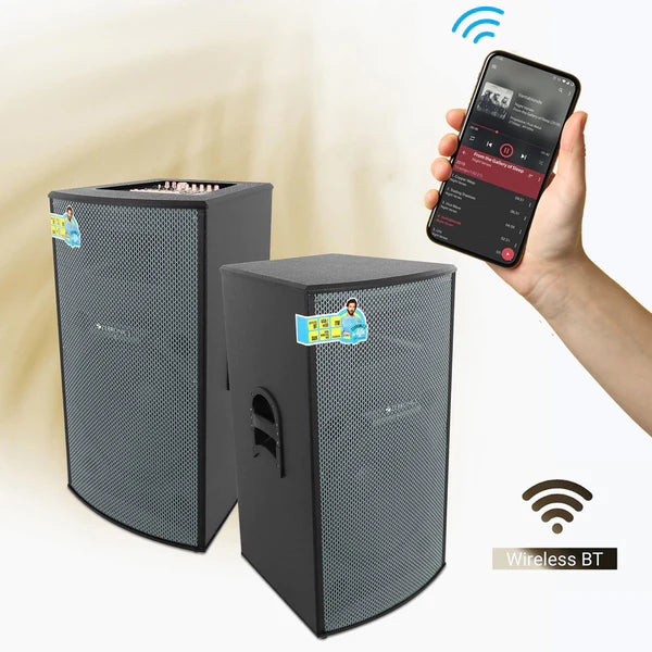 ZEBRONICS ZEB MONSTER PRO 2X15L3 ROCKSTAR PRO WITH DJ SPEAKER WITH DUAL MIC 300W