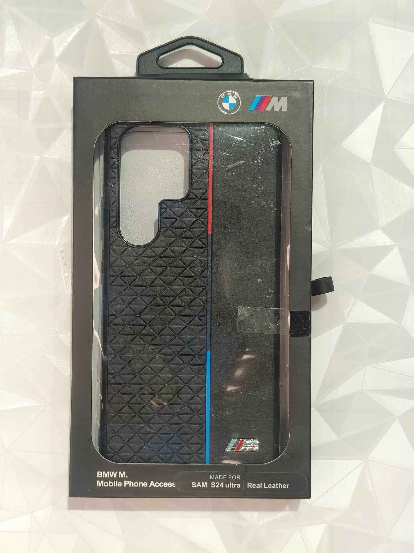 Premium Leather Case for Samsung S24 Ultra | Black Ultra Premium Hard Case | BM series