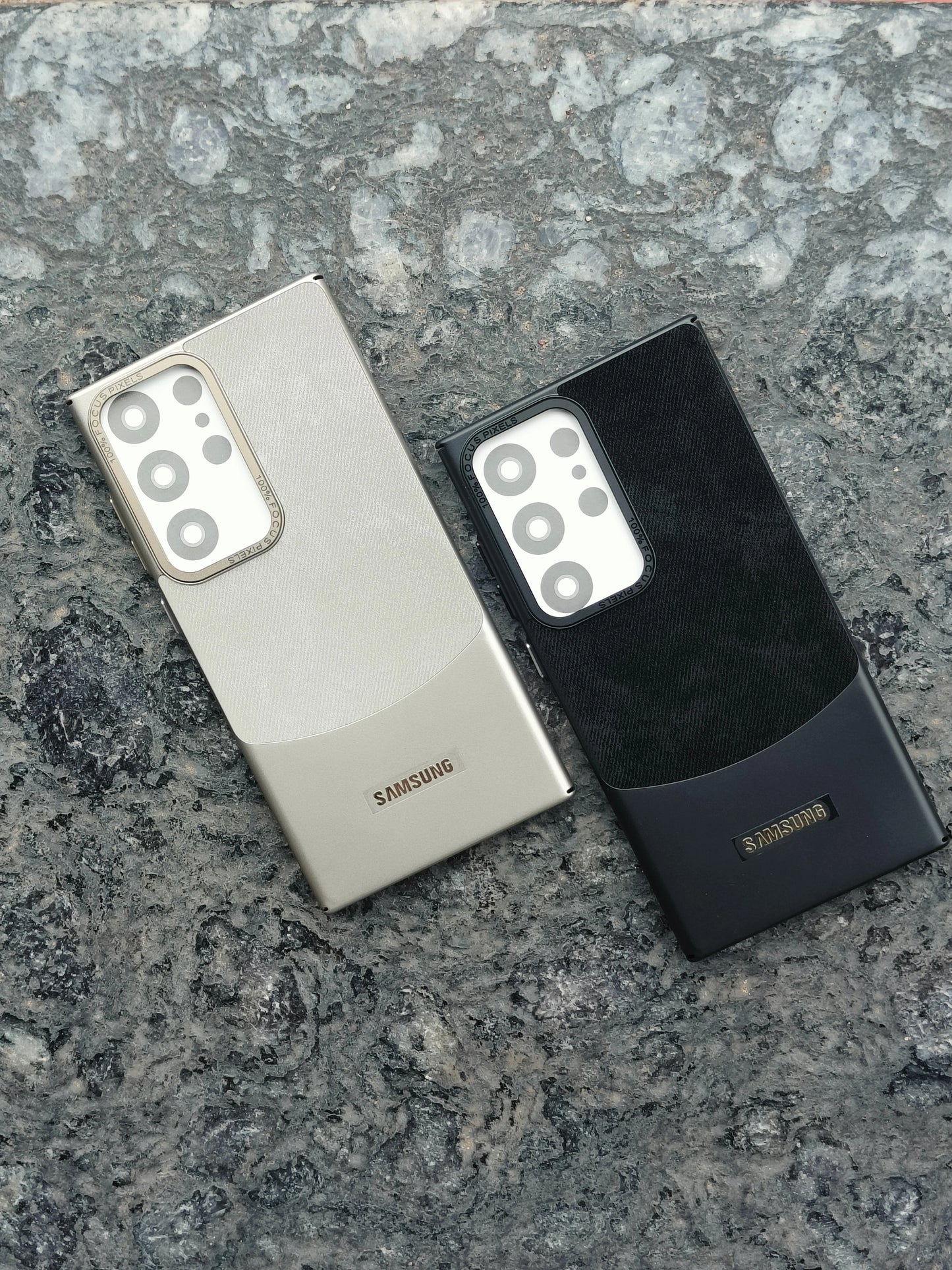 Premium Case for Samsung S24 Ultra | Ash Gray Premium Hard Case