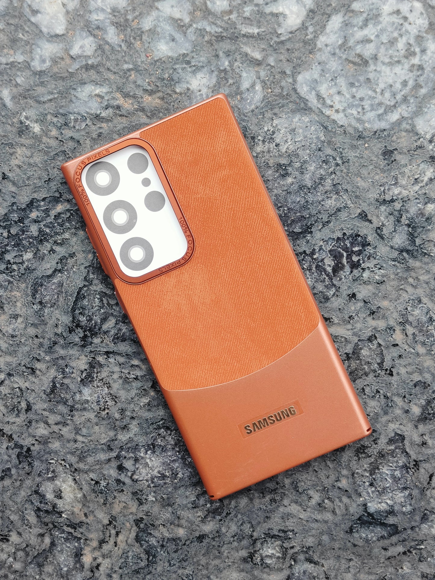 Premium Case for Samsung S23 Ultra | Brown Premium Hard Case