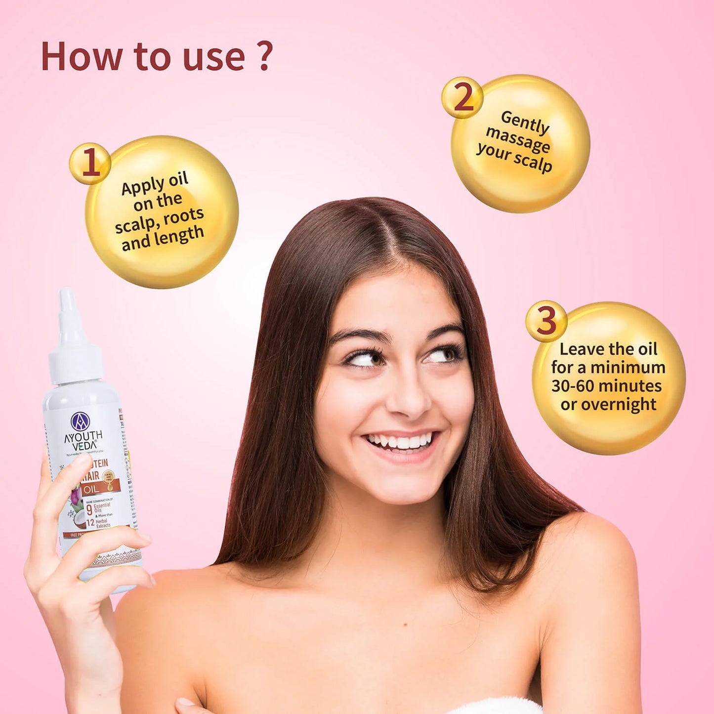 Ayouthveda Protein Hair OIL 100 ML