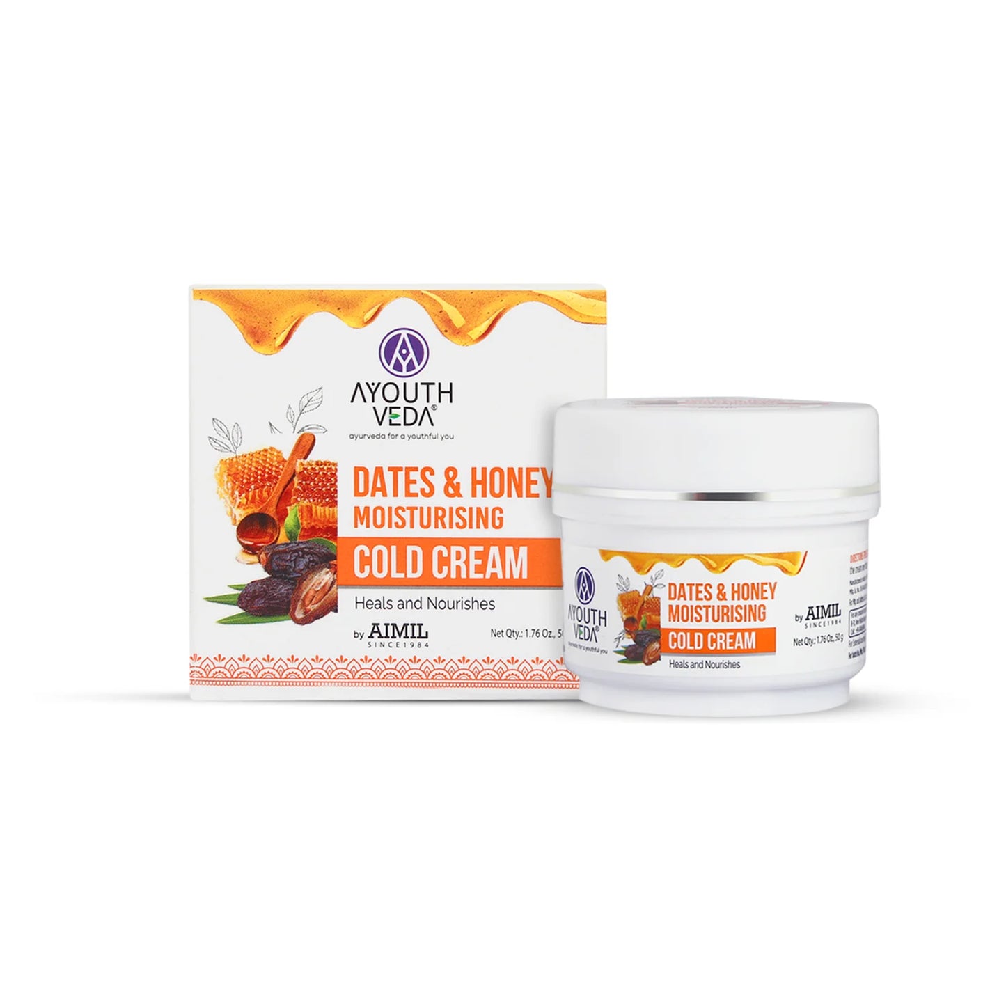 Ayouthveda Dates and Honey Cold Cream 50 gm