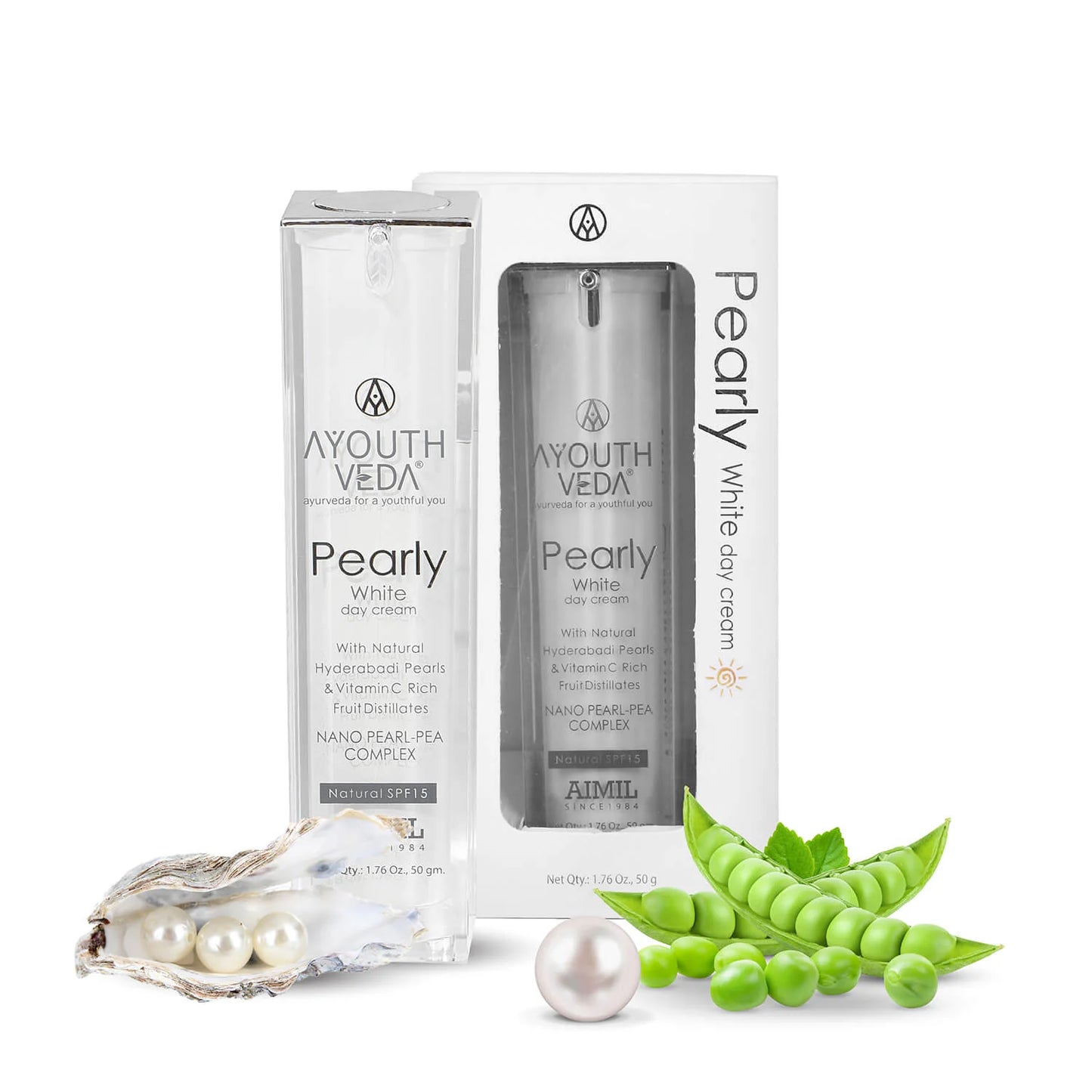 Ayouthveda Pearly White Day Cream 50 gm