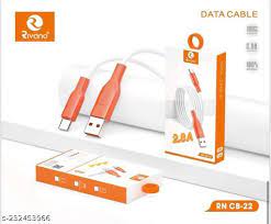 Rivano Charger 2.8 AMP Type C With Cable