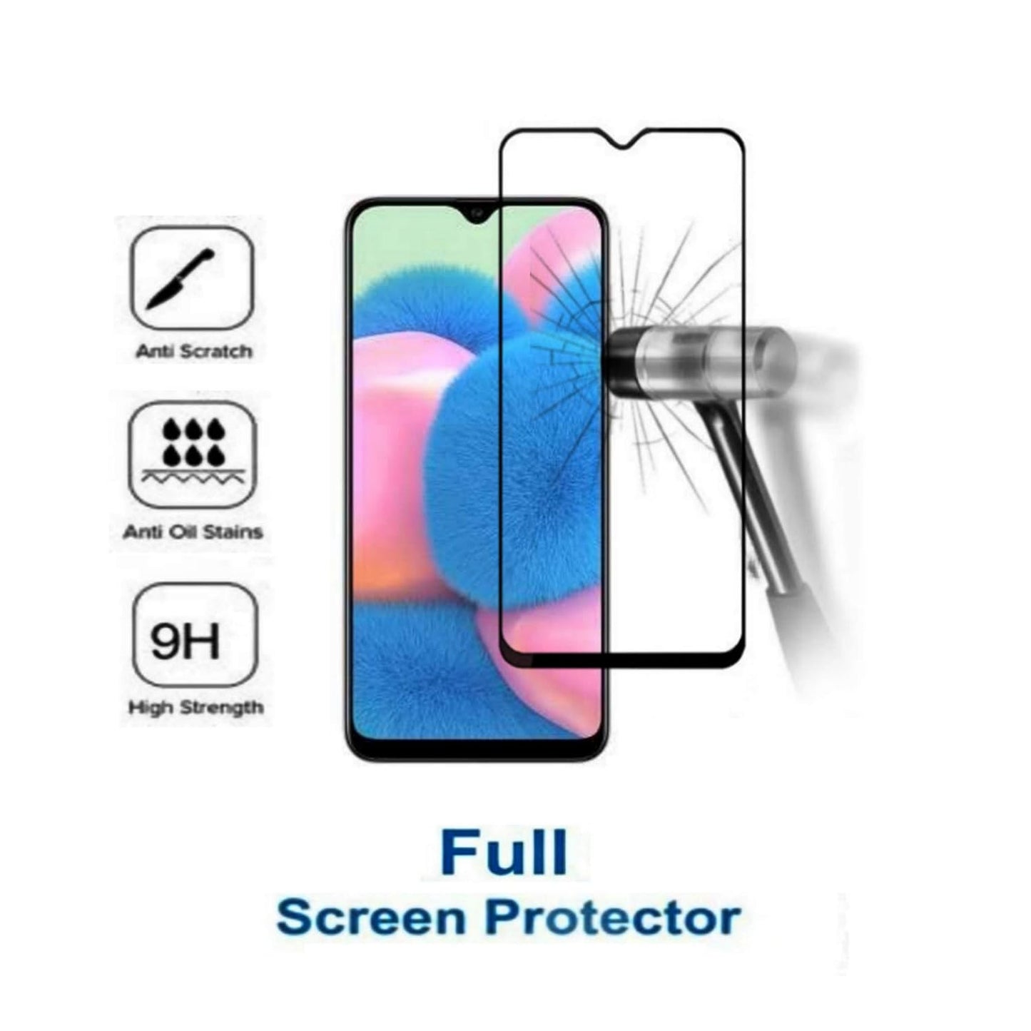 OG HD+Mobile Tempered Glass Screen Guard for Vivo Y01e (6.50 in)