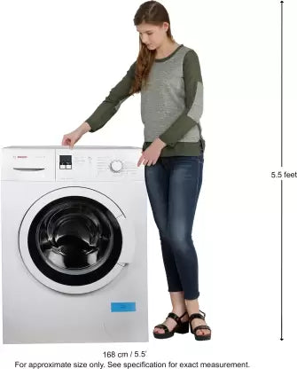 BOSCH WASHING MACHINE - 6.5 KG FULLY AUTOMATIC FRONT LOAD- WHITE