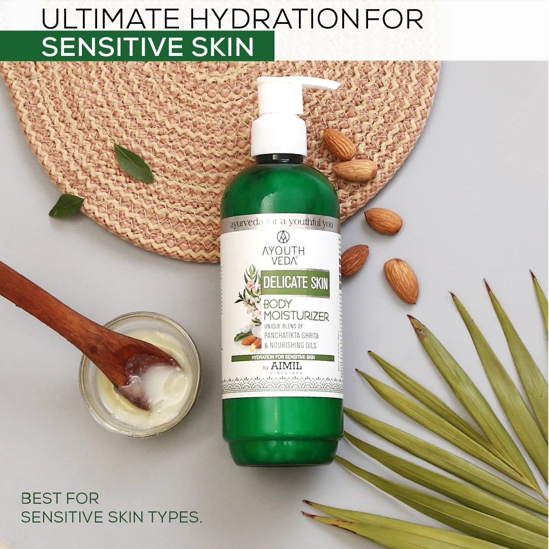 Ayouthveda Delicate Skin Body Moisturizer 300 ml