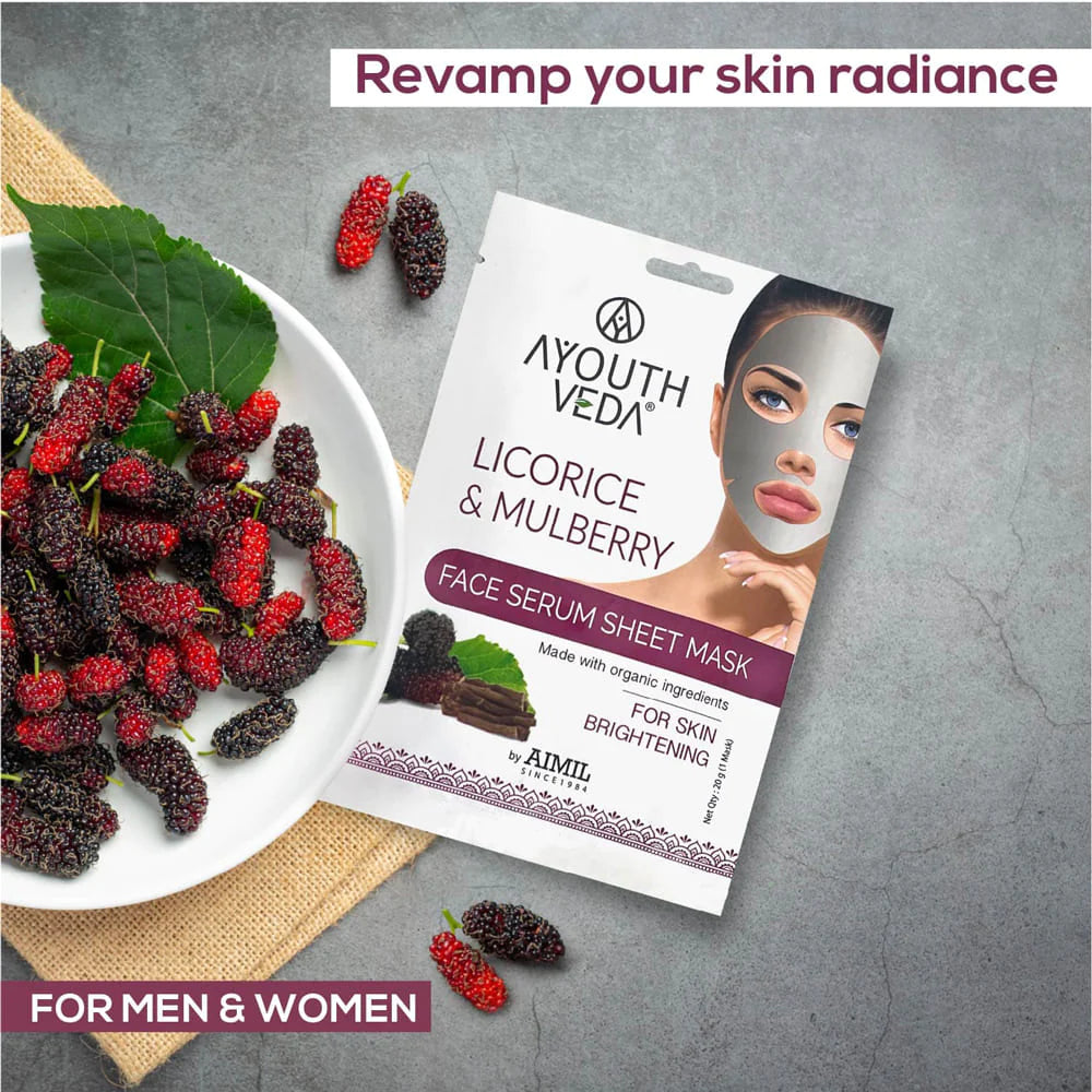 Ayouthveda Licorice and Mulberry Face Mask 20gm
