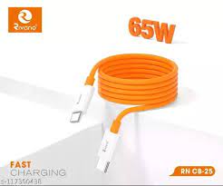Rivano Charger 65 Watt Type C With Cable