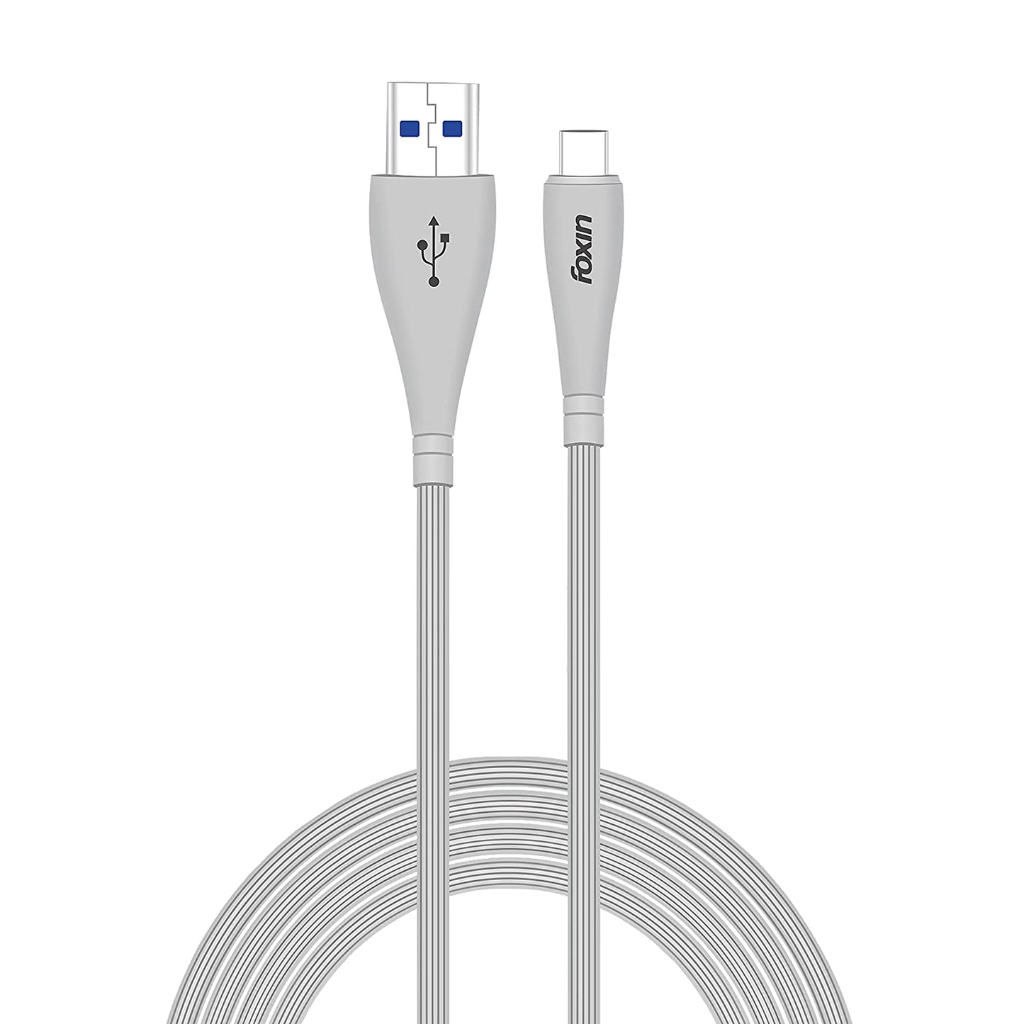 Foxin Data Cable Type-C To Flat Cable 2.4 AMP (1.2 Meter)