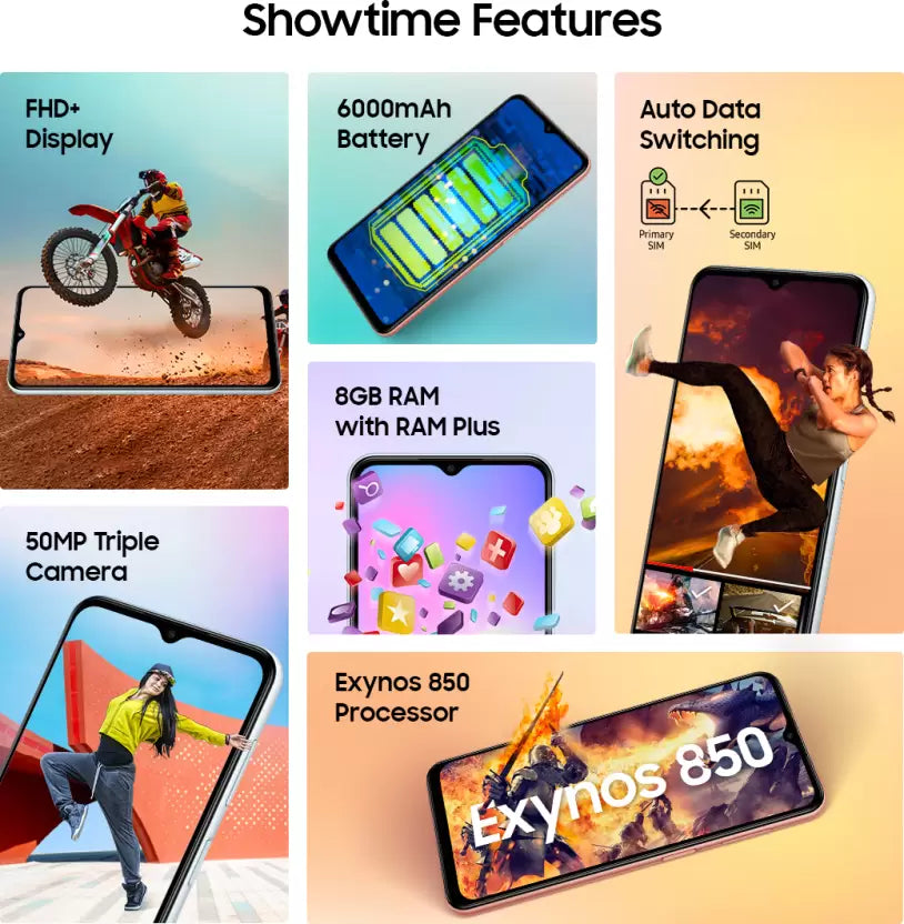 SAMSUNG Galaxy F13 (Nightsky Green, 64 GB) (4 GB RAM) -Demo Not for sales