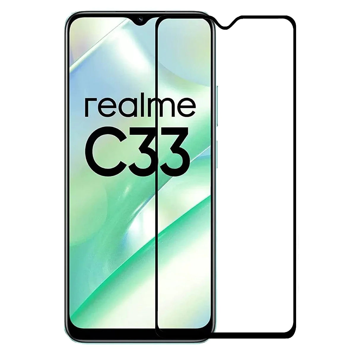 Privacy Matte Mobile Tempered Glass Screen Guard For Realme C33 (6.5 in)