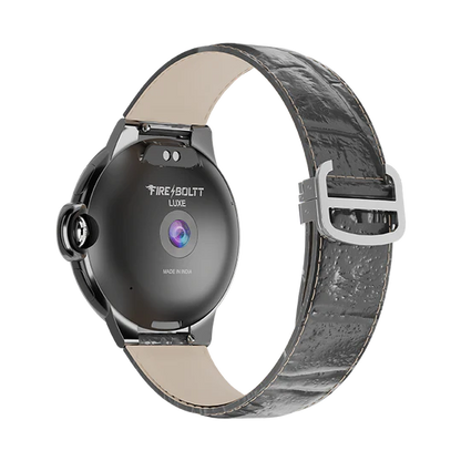Fire-Boltt Topaz Black Leather/Stainless Steel