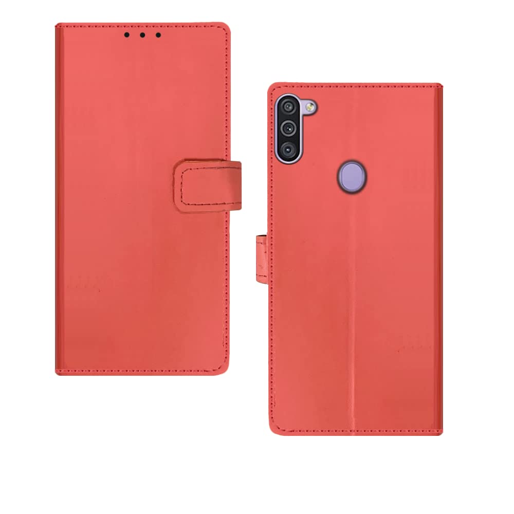 Pouch for Samsung M11 Leather