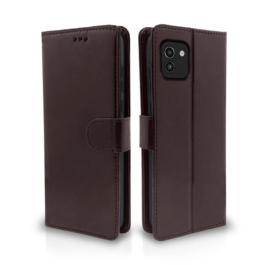 Pouch for Samsung A03E Leather