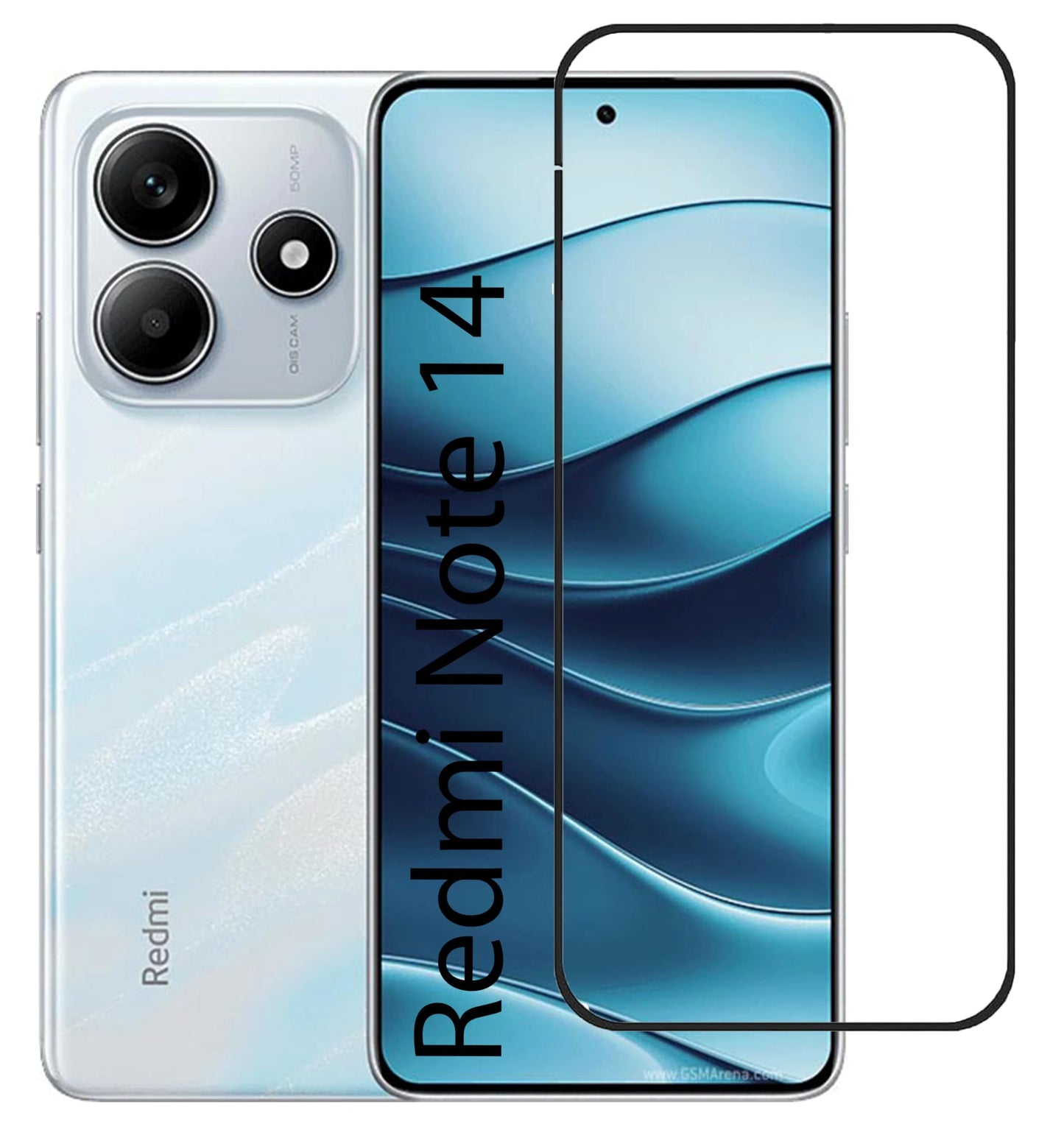 Tempered Glass Screen Protector for Redmi Note 14