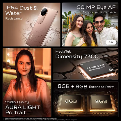 Vivo V40e 8GB 256GB | Royal Bronze