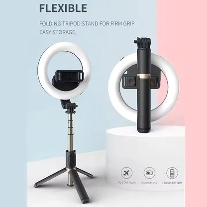 Q07 Selfie Stick Tripod 3 in 1
