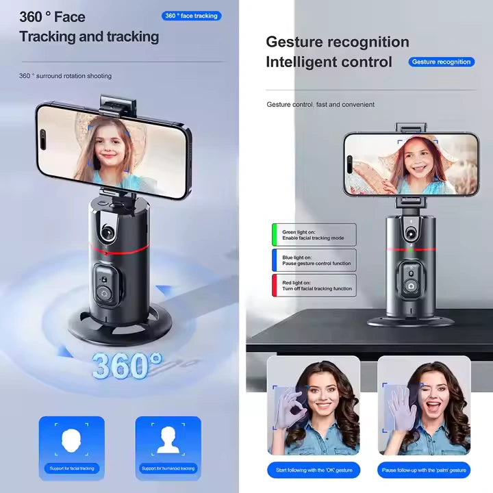 Auto Face Tracking Selfie Stick Tripod | P02