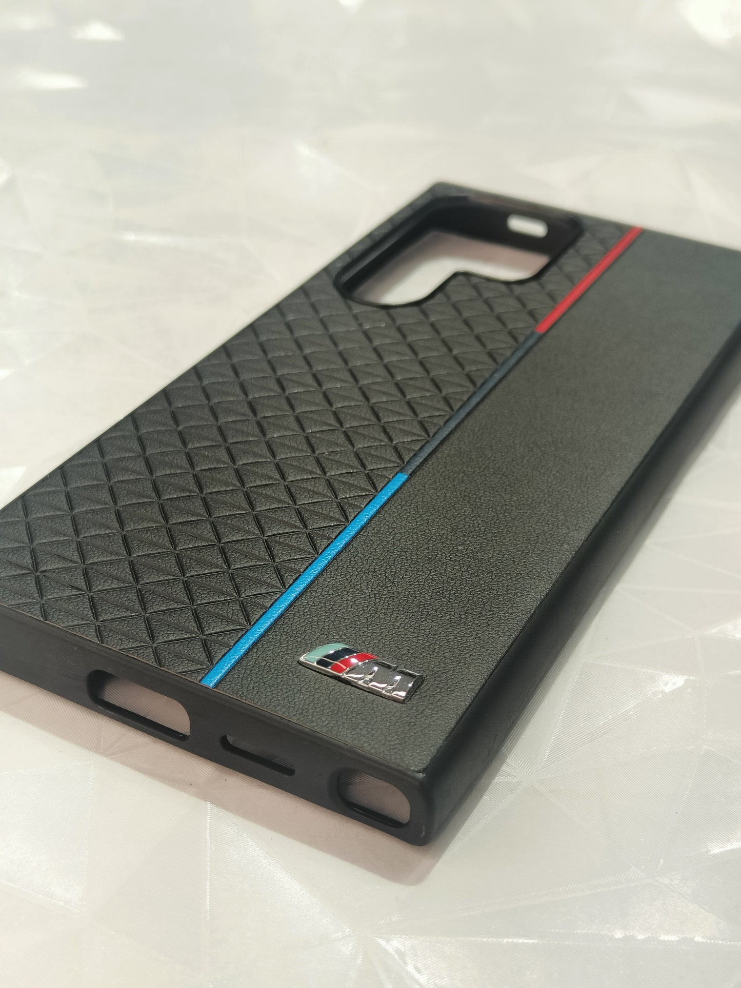 Premium Leather Case for Samsung S24 Ultra | Black Ultra Premium Hard Case | BM series