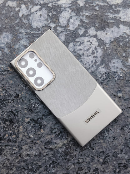 Premium Case for Samsung S24 Ultra | Ash Gray Premium Hard Case