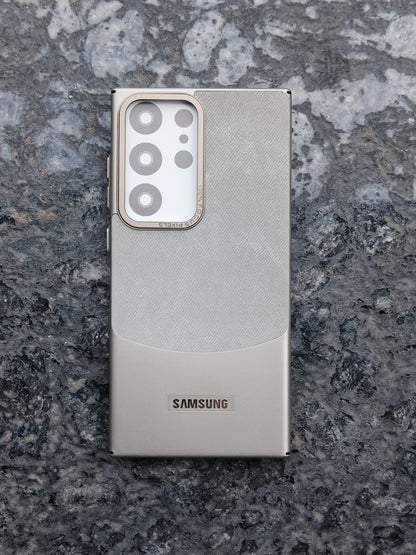 Premium Case for Samsung S24 Ultra | Ash Gray Premium Hard Case