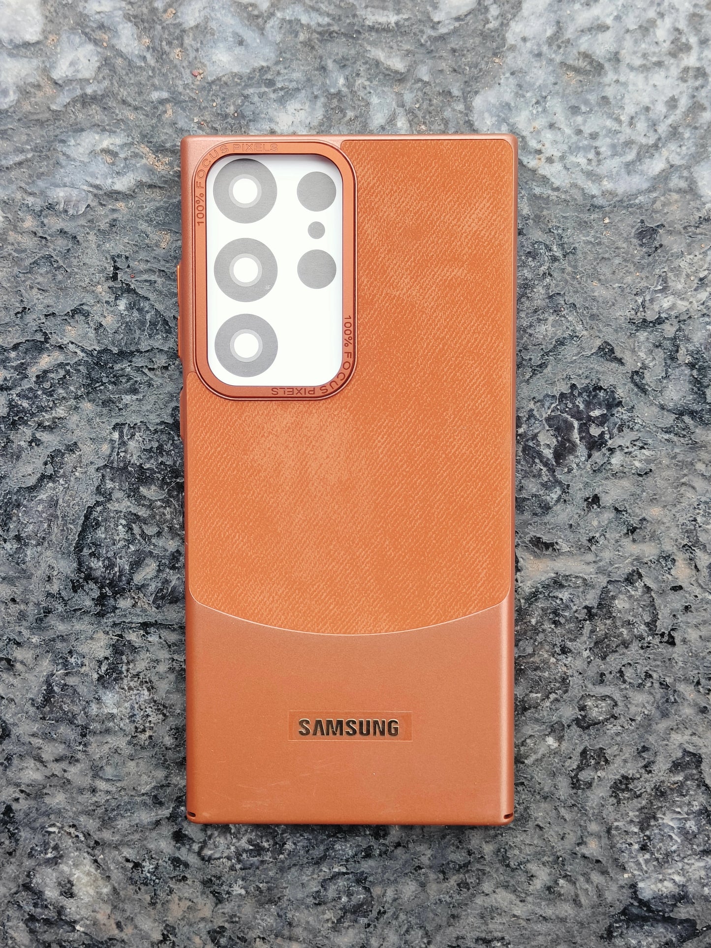 Premium Case for Samsung S23 Ultra | Brown Premium Hard Case