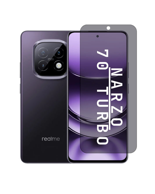 Privacy Screen Protector Sticker for Realme Narzo 70 Turbo