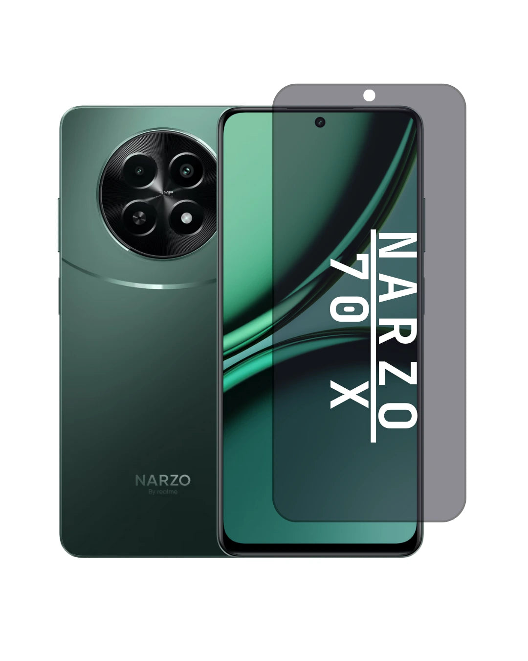 Privacy Screen Protector Sticker for Realme Narzo 70x