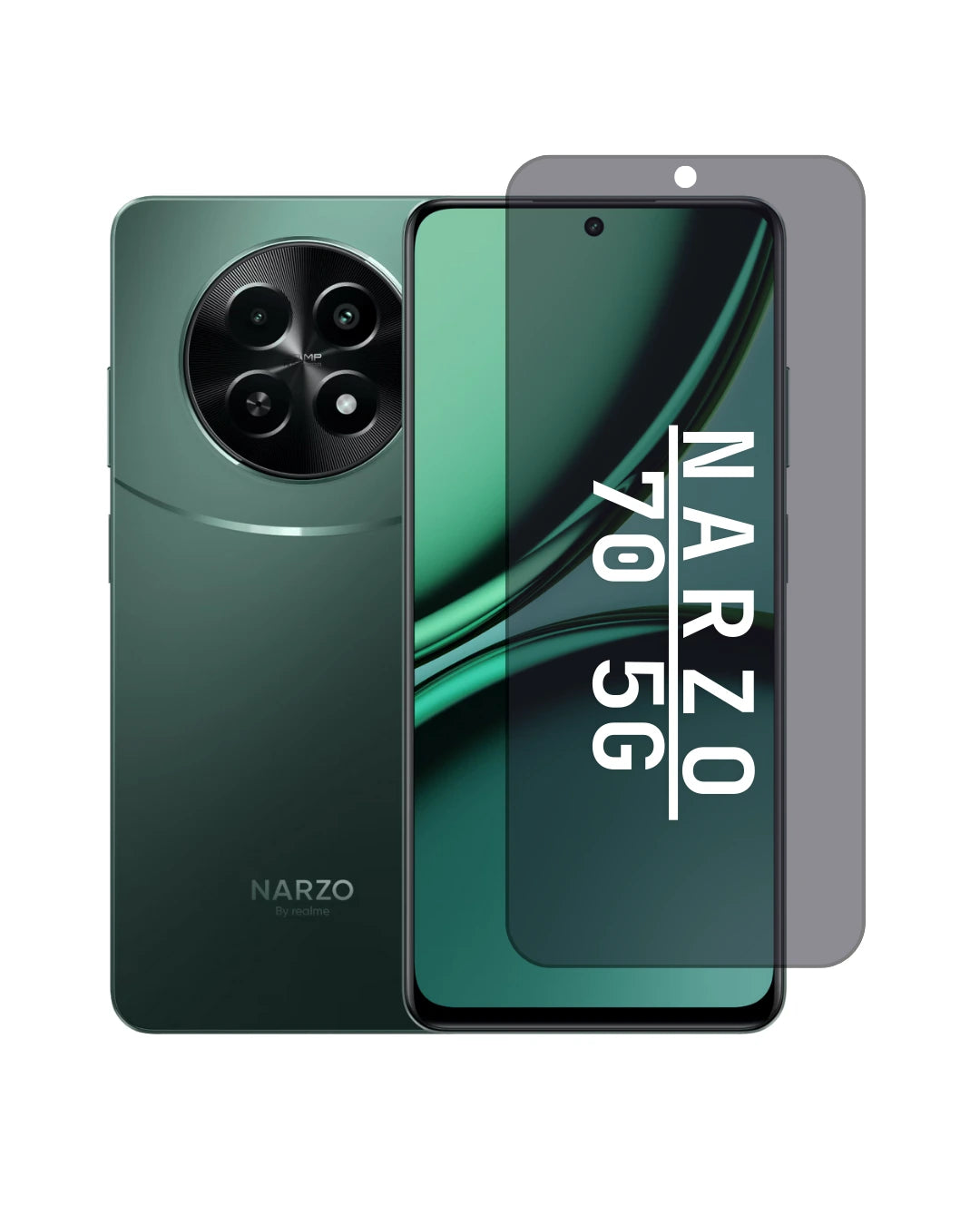 Privacy Screen Protector Sticker for Realme Narzo 70