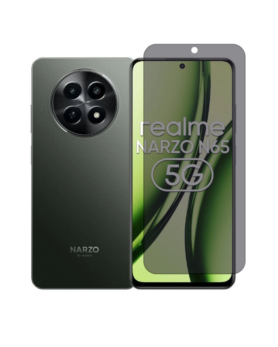 Privacy Screen Protector Sticker for Realme Narzo N65