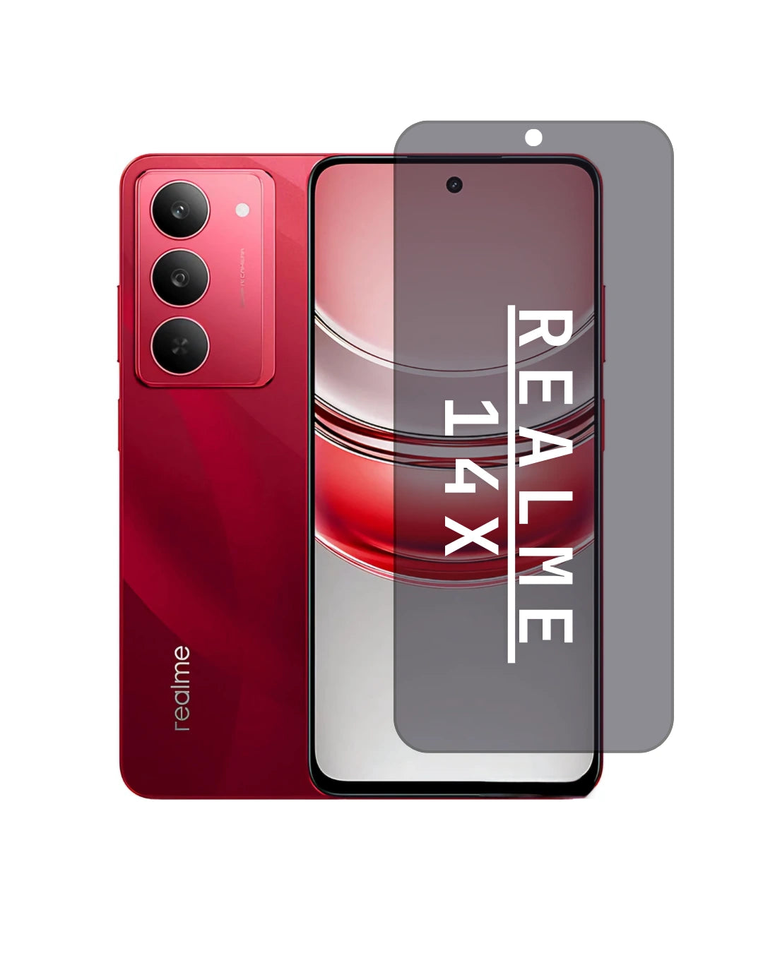 Privacy Screen Protector Sticker for Realme 14x