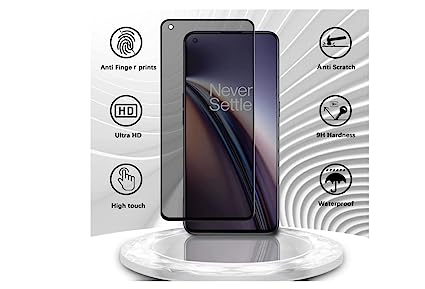 Privacy Matte Mobile Tempered Glass Screen Guard For Realme 8s 5G (6.5 in)