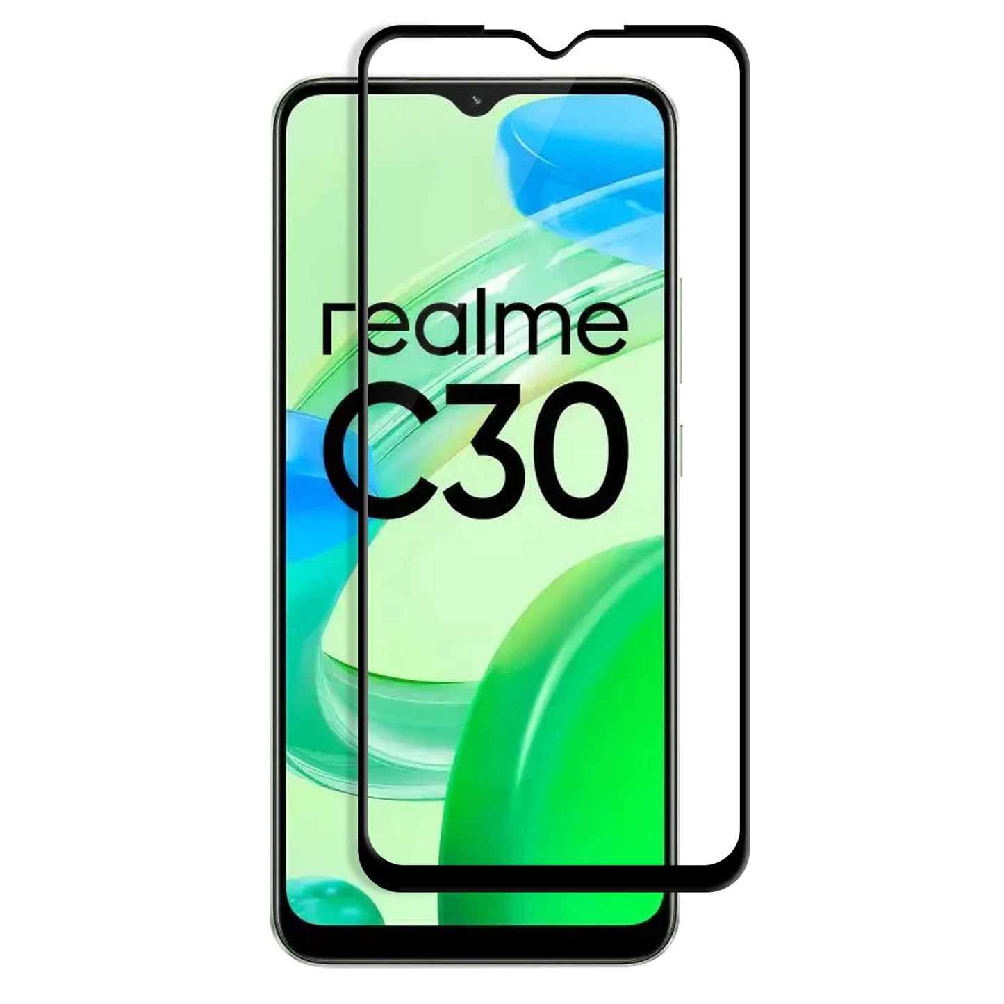 Privacy Matte Mobile Tempered Glass Screen Guard For Realme C30 (6.5 in)