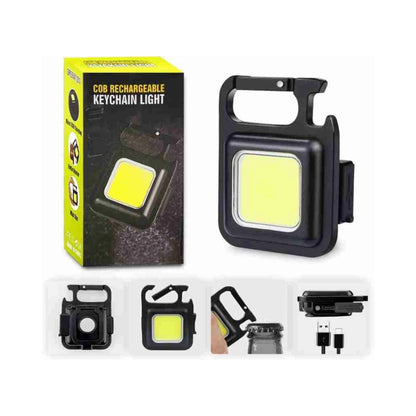 Mini LED Keychain Multipurpose Type C Rechargeable