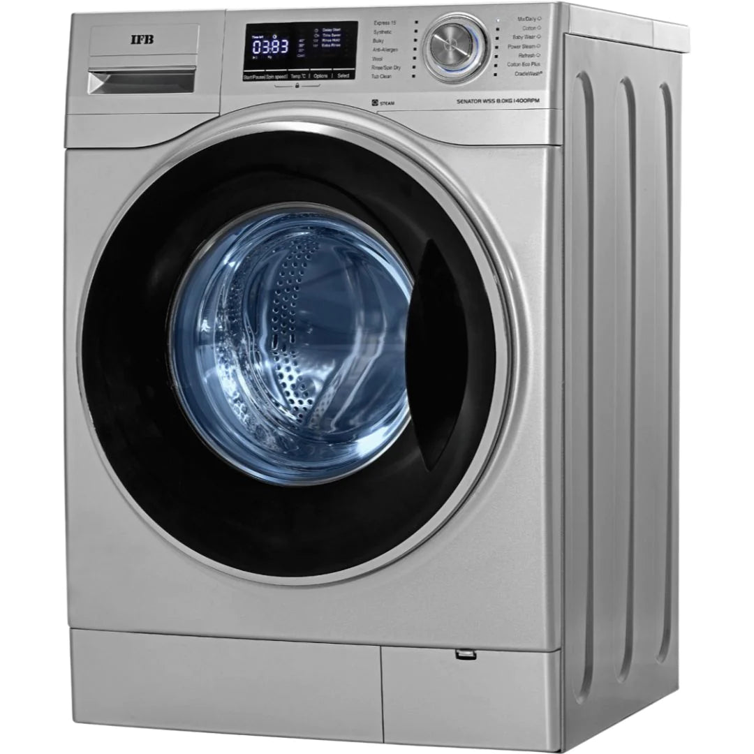 IFB WASHING MACHINE 8.0 KG FULLY AUTOMATIC FRONT LOAD SENATOR WSS STEAM