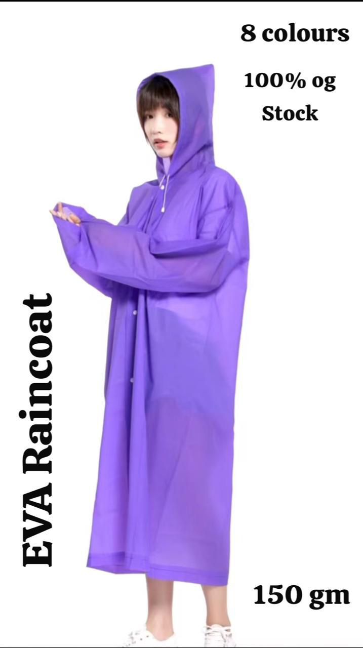 EVA Raincoat – Lightweight, Waterproof & Durable (Unisex)