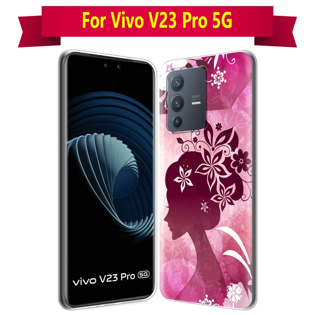 Pouch for Vivo V23 Pro Curve Display Fasioncase