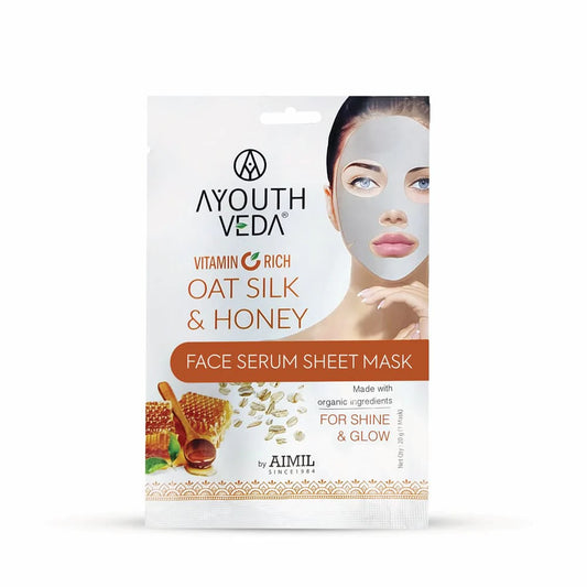Ayouthveda Oat and Honey Face Serum Sheet Mask 20gm