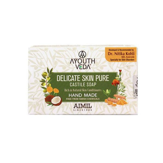 Ayouthveda Delicate Skin Pure Castile Soap 110 gm