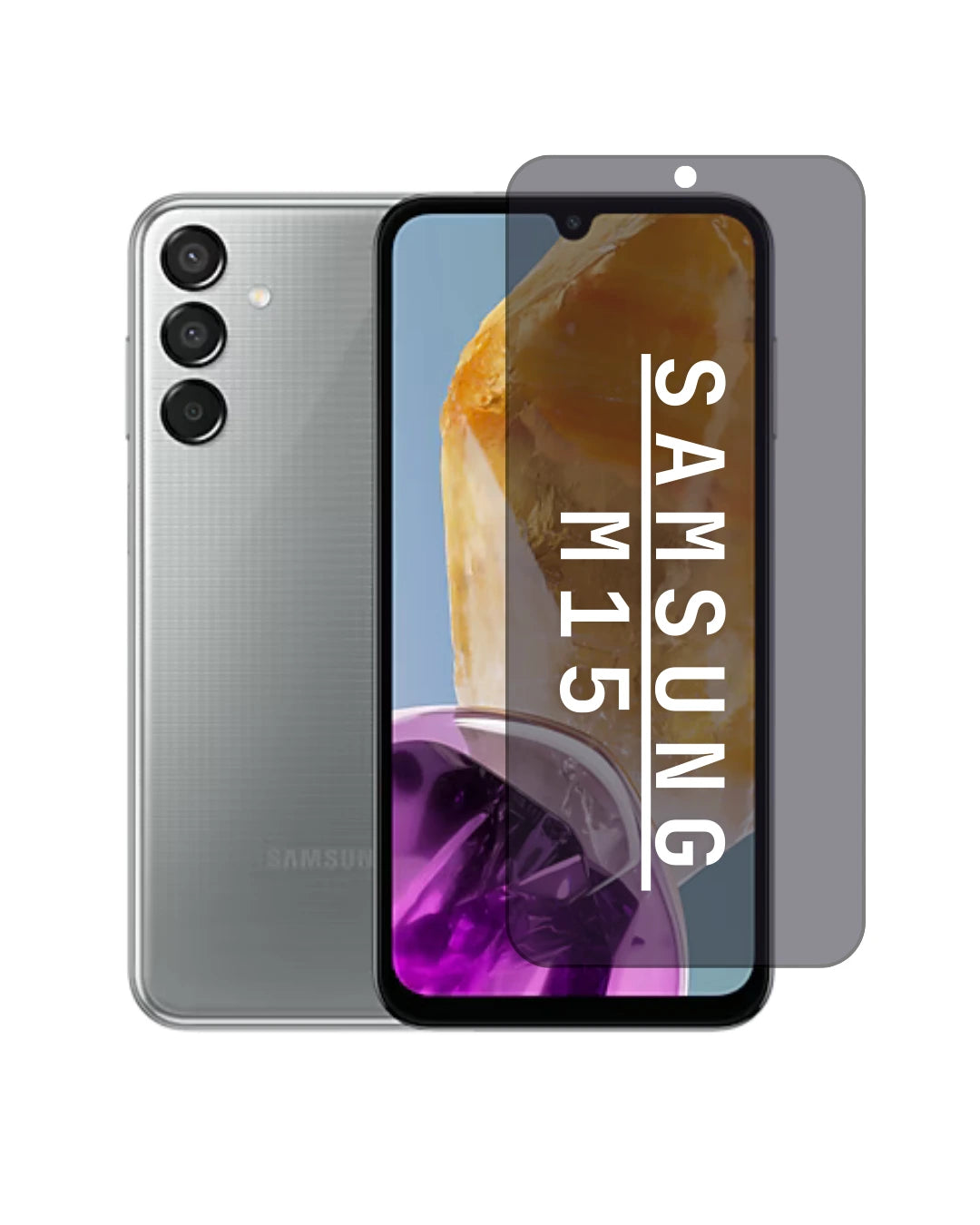 Privacy Screen Protector Sticker for Samsung M15