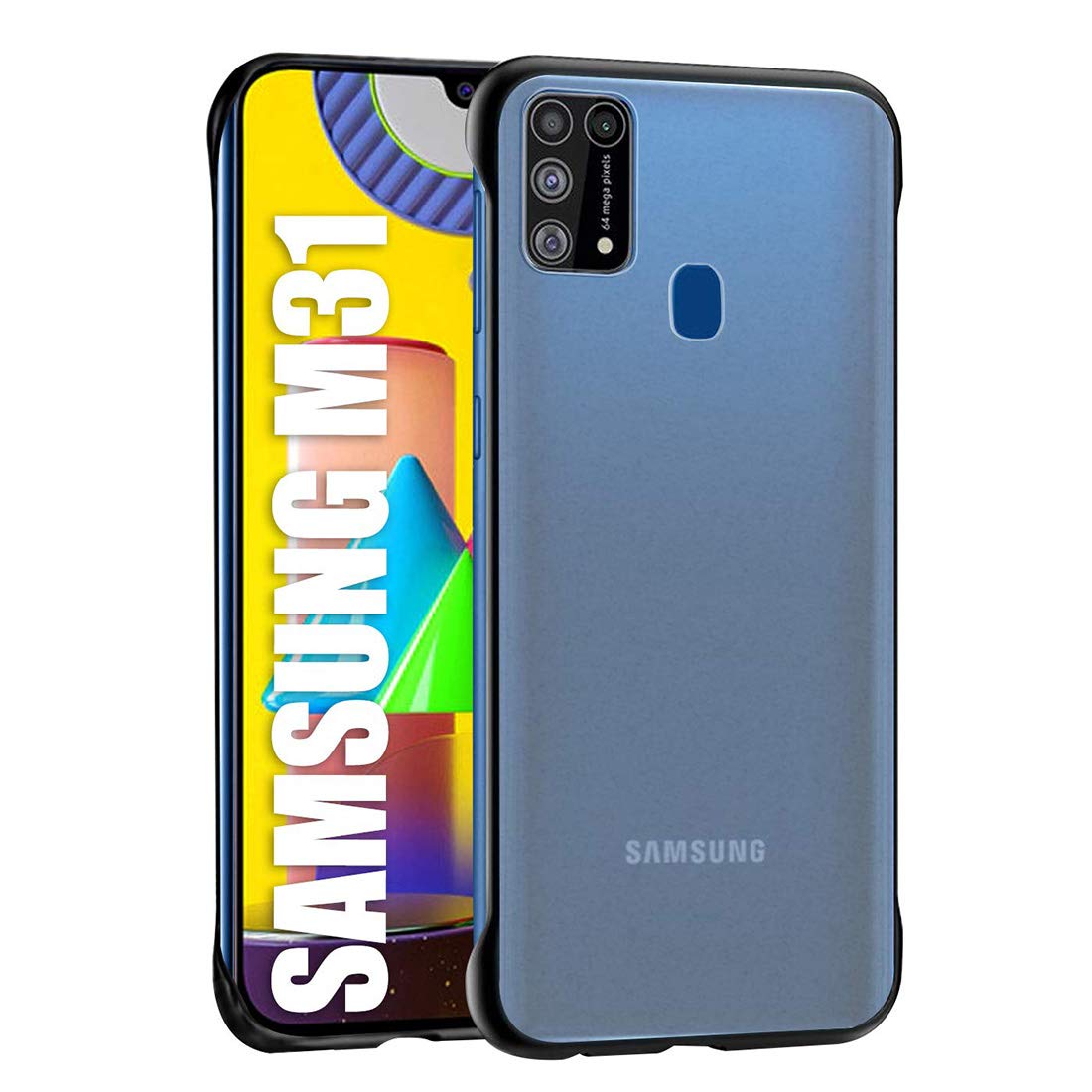 Pouch for Samsung M31 Prime Transparent