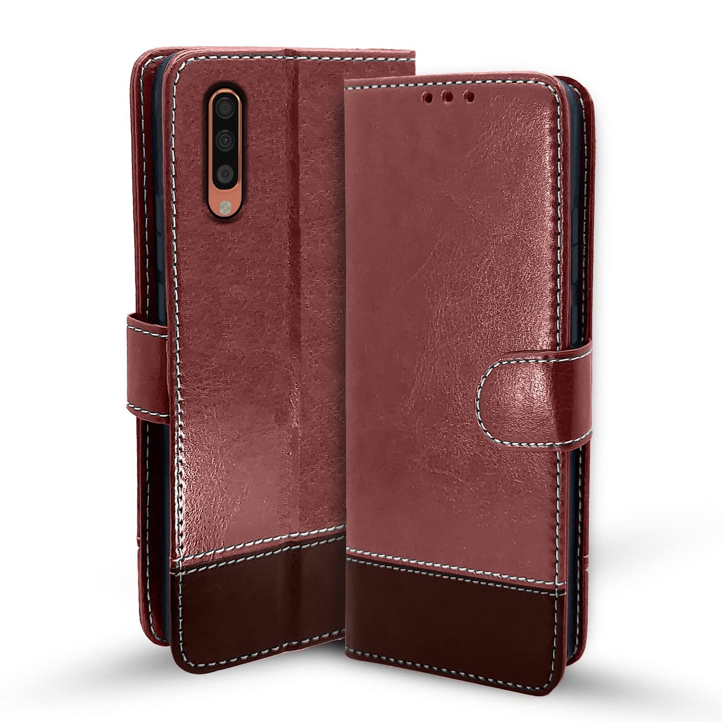 Pouch for Samsung A70 Leather