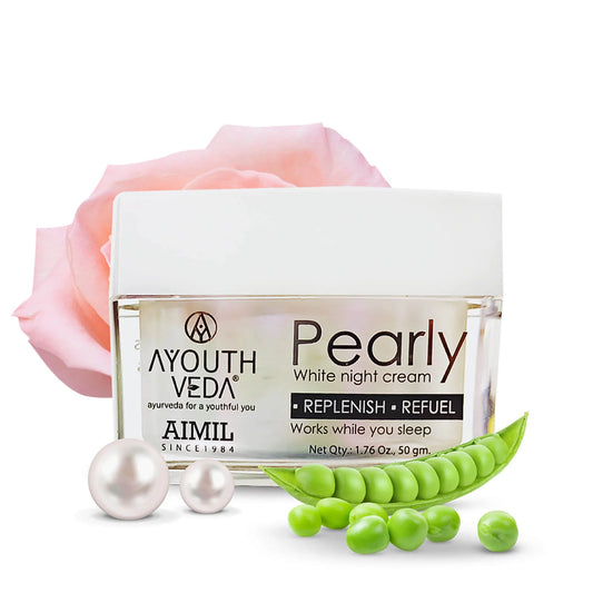 Ayouthveda Pearly White Night Cream 50 gm